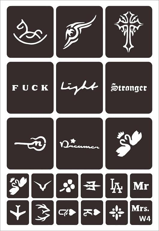 Font Type Tattoo -11 | Aizal Collection | Tattoo Art Studio | Custom Tattoo Work