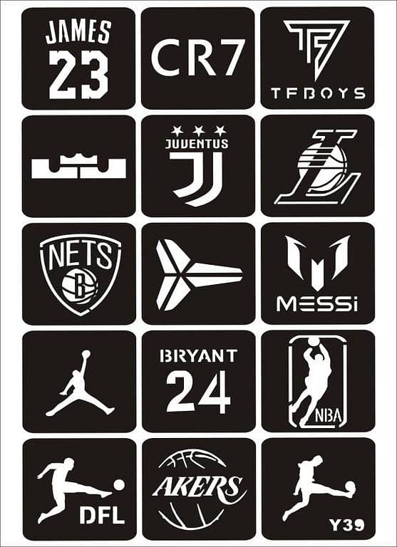 Character Tattoo 15 Stickers Waterproof for Boys & Girls – Mehndi Style and Cartoon/Anime-Inspired Temporary Tattoos – Aizal Collection