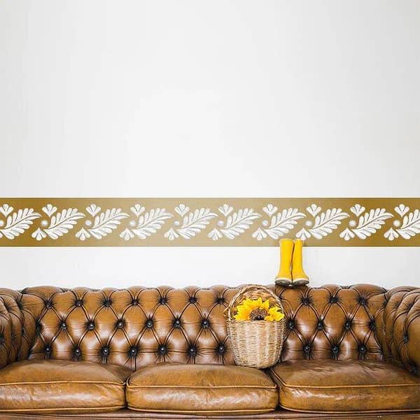 Sablon Floral Reusable Stencil for Canvas and Wall Painting (ID#266)