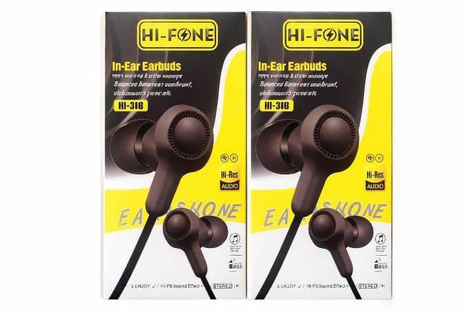 HI-FONE HI-308 In-Ear Wired Earphones | Deep Bass | Hi-Res Audio
