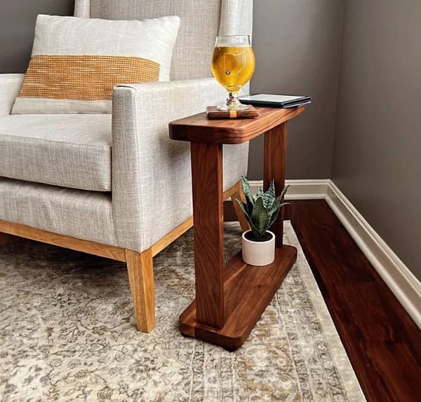 Toheed Wood Berlin Side Table