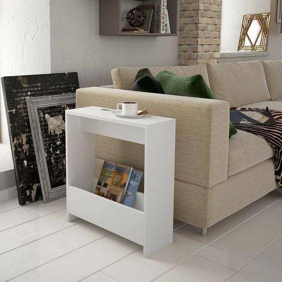 unique side table with storage for living room