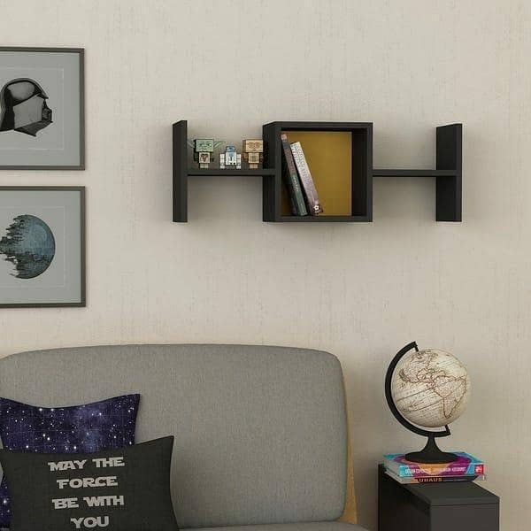 Toheed wood modern wall shelf