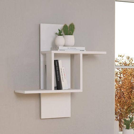 Toheed wood wall decor shelve