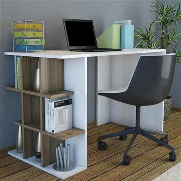New study / laptop desk for bedroom-TWSD40-white and red