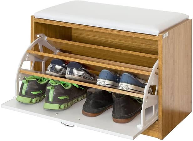 Shoe Rack Organizer: Shoes Storage Cabinet by Toheed Wood