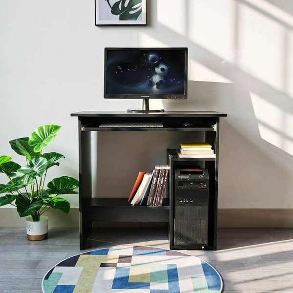 Small Compact Computer Desk Study PC Table Home Office Workstation Furniture