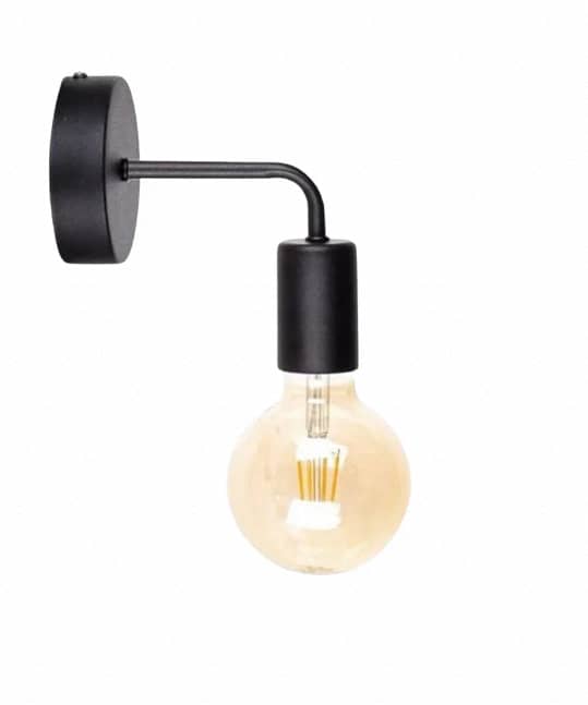 Toheed Wood Crystal Wall Mounted Lamp (With Bulb)