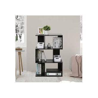 Stylish-Deco Book rack-MDF-TWBR011-black