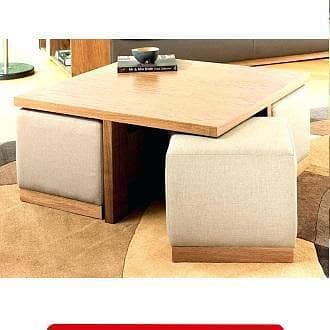 Modern dream-Dining or center table-MDF-TWDT04-walnut