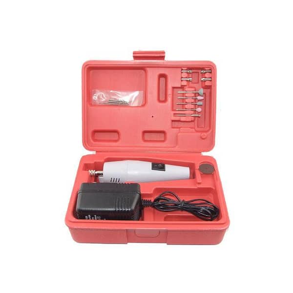 Mini Drill Machine Electric Drill Set Kit – Rotary Drill/Grinder/Polisher/Sander with Adapter