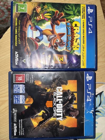 Ps4 call of duty / crash games