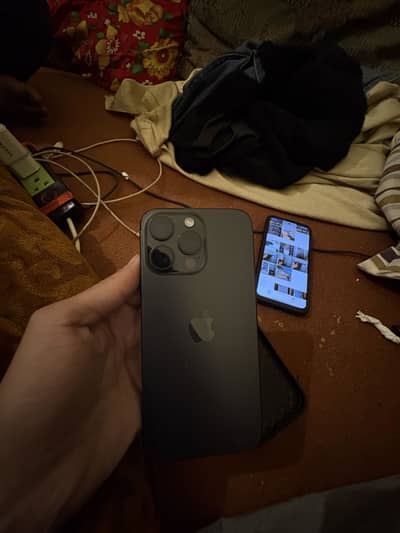 Iphone 15 pro max JV  256GB black colour