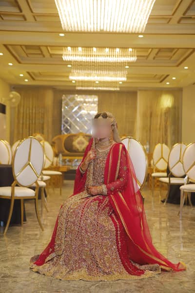 bridal Lehnga/ handmade embroidered