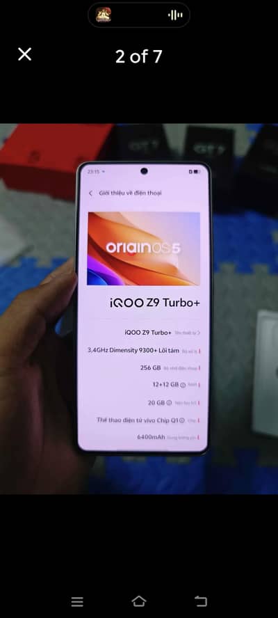 Vivo Iqoo Z9 Trubo plus . Mansehra