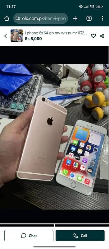 I phone 6s 64 gb my wts numr 0323,,0901578