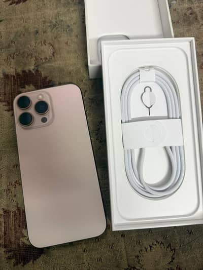 Iphone 16 pro max 256 pta approved Apple warranty 100 battery