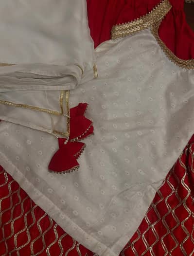 3 piece garara, shirt and duppatta for kids