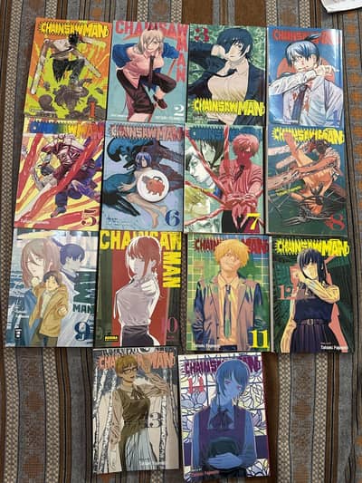 chainsaw man volumes bundle 1-14 unofficial pirated manga