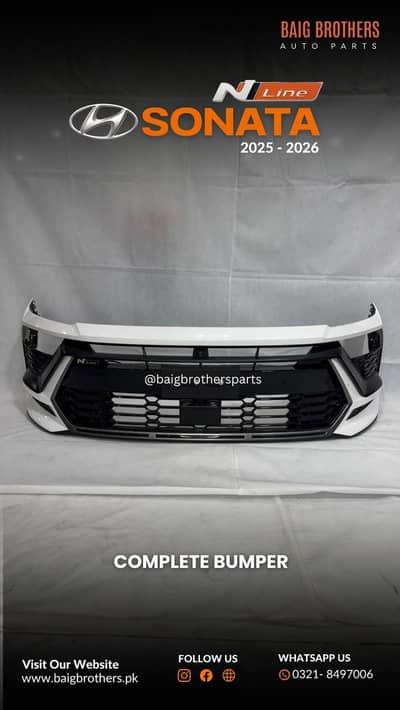 Hyundai tucson Elantra hybrid sonata Front Bumper Back Chrome lower