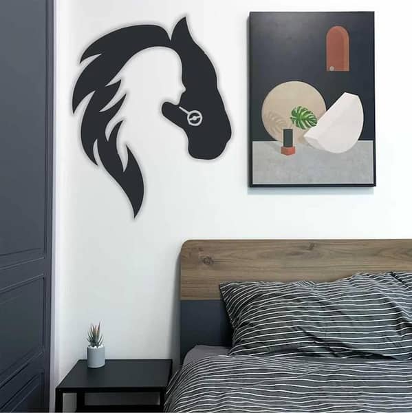 Horse & Girl Reusable Stencil, 6x5 Inches — Custom Sizes Available | Stencils for Wall, Canvas, and Fabric