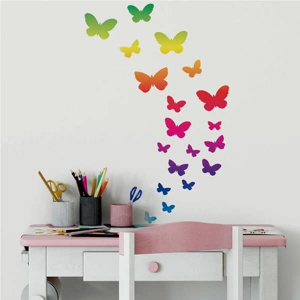 Butterfly Reusable Stencil – 8x8 inches, Custom Sizes Available | Stencils for Painting on Walls, Canvas, and Fabric | aizal collection