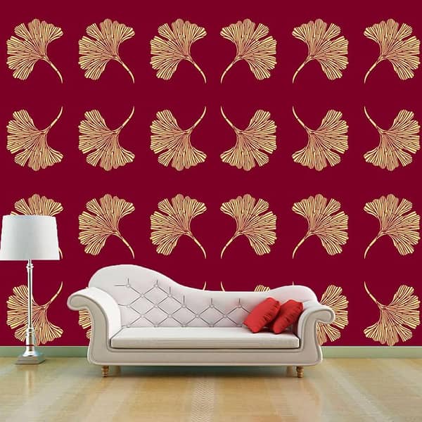 ARandNJ Grasp Floret Wall Stencil – 16x24 inch Reusable Template for Bedroom, Living Room & Entry Walls | DIY Wall Art – Custom Size Available – Aizal Collection