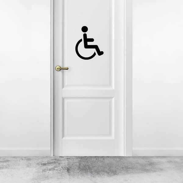 Handicap Symbol Stencil – 12x20 inch Reusable Sheet for Parking, Signage, and Floor Marking (Aizal Collection)