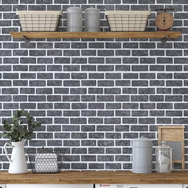 Brick Wall Stencil – 14x24 Reusable Template for Painting Walls & Canvas | Aizal Collection