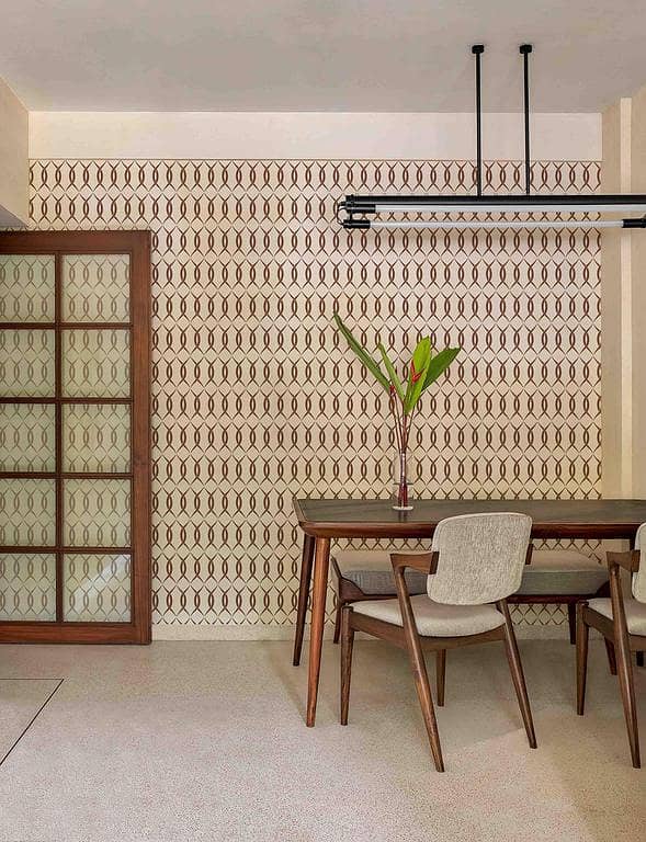 Leaf Net Wall Stencil by WallDesign – 8x10 Inch Reusable Template for Wall Painting (Aizal Collection)