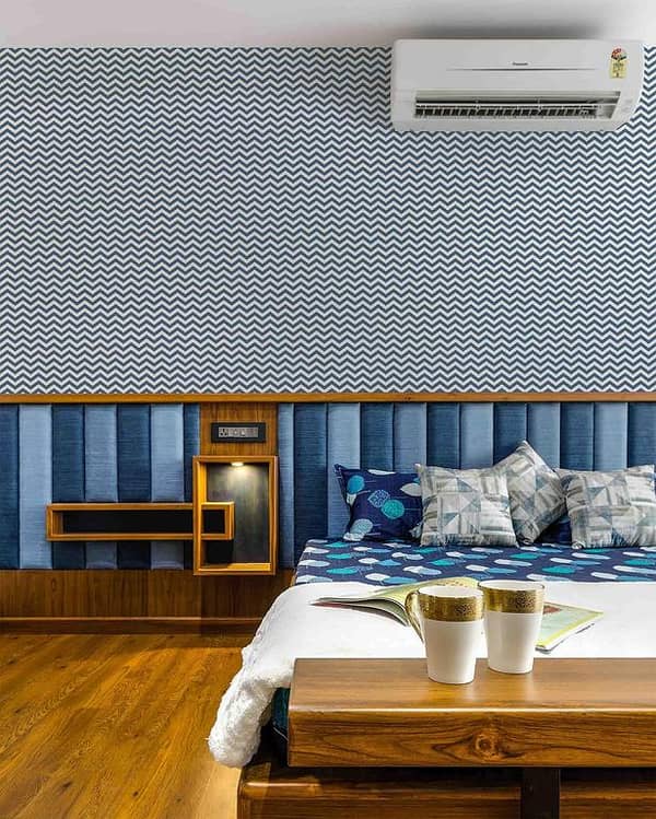 3D Chevron Pattern Wall Stencil by WallDesign – 9x16 Inch Reusable Template for Living Room, Bedroom & Kitchen Décor (Aizal Collection) – Custom Size Available