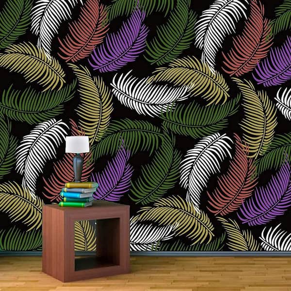 Calyptra Hedge Leaf Wall Stencil – 16x24 Inch Reusable Template for Wall Painting (Aizal Collection)