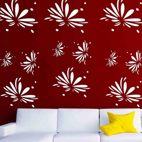 Kinder Garden Wall Stencil – 16x24 inch Reusable Pattern for Wall Painting (Aizal Collection)