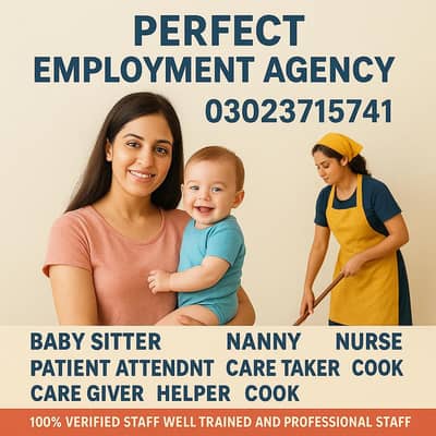 Nanny /care Taker /Maid /Patient attendant /,Cook /Helper Driver