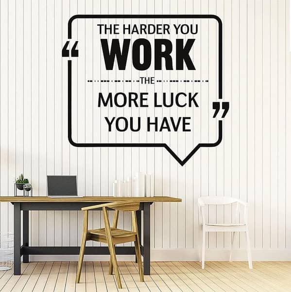 Teamwork Quote Wall Decal - Self-Adhesive Waterproof Vinyl (Office, Laptop, Car, and More) by Teamwork