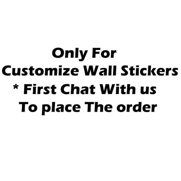 Customized Self-Adhesive Wall Sticker for Decor Lovers — For Walls, Mugs, or DIY Projects (SIZE: As Requested) - First Chat Required