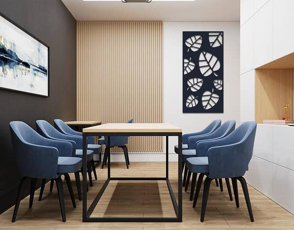 Amozing Wall Sticker Leaves Art Decor 3 Panels Wall