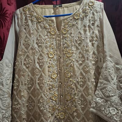 Agha Noor stitched formal shirt