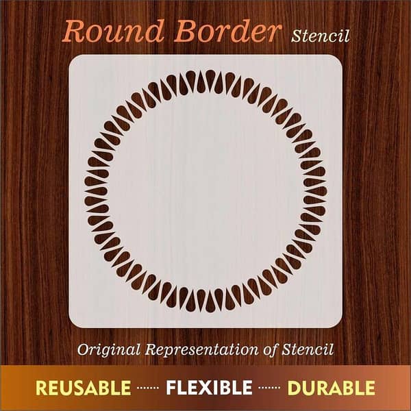 Calligraphy Reusable Stencil for Canvas and Wall Painting — ID#249