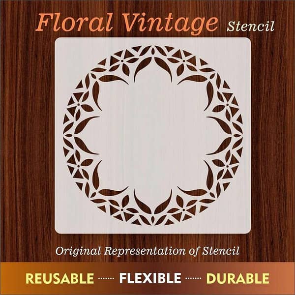 Calligraphy Reusable Stencil for Canvas and Wall Painting. ID#259