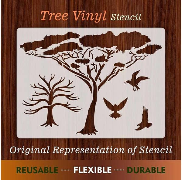 Calligraphy Reusable Stencil for Canvas and Wall Painting – ID#136