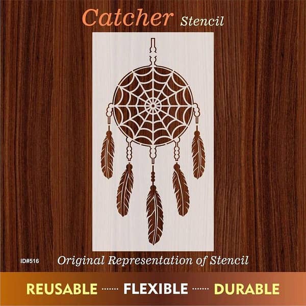 Calligraphy Reusable Stencil for Canvas and Wall Painting (ID 516)