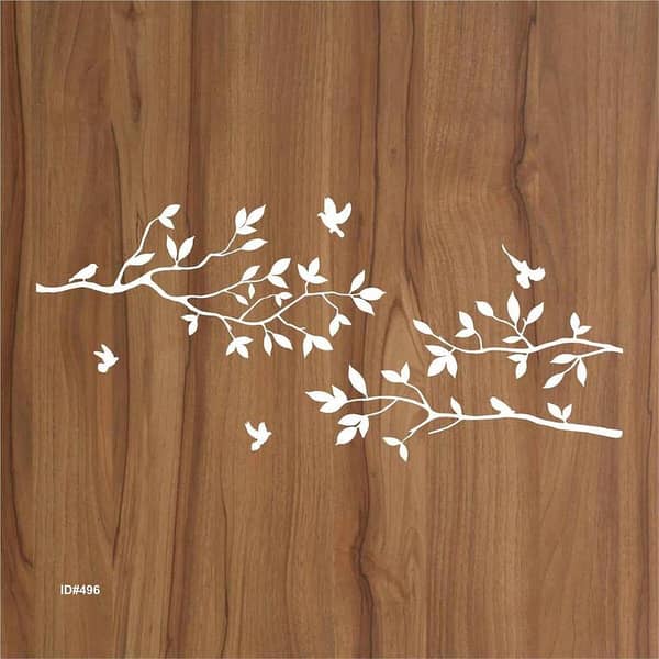 Calligraphy Reusable Stencil for Canvas and Wall Painting, ID 496