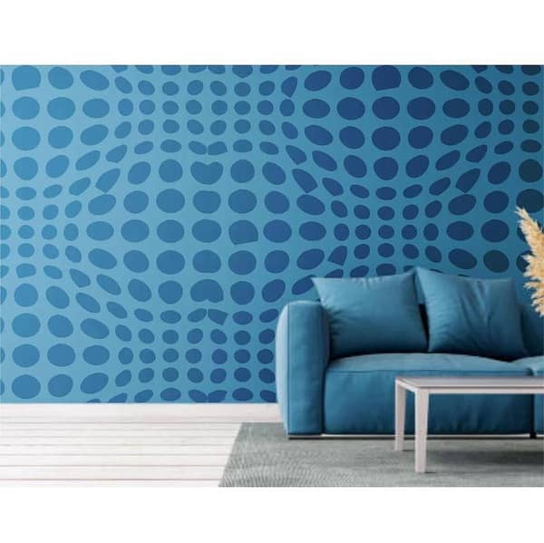 Dots Pattern Reusable Stencil for Canvas and Wall Painting (ID 364)