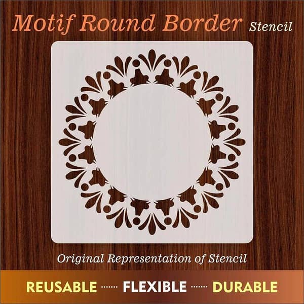 Calligraphy Reusable Stencil for Canvas and Wall Painting - ID#259