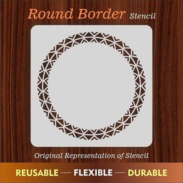 Calligraphy Reusable Stencil for Canvas and Wall Painting – ID#247