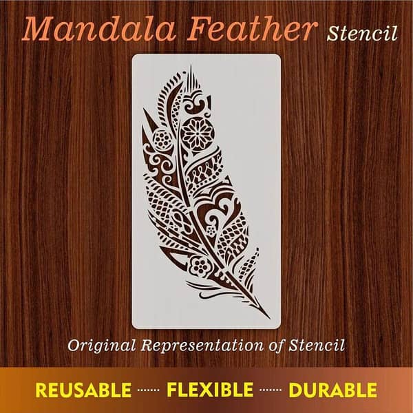 Calligraphy Reusable Stencil for Canvas and Wall Painting. ID 464