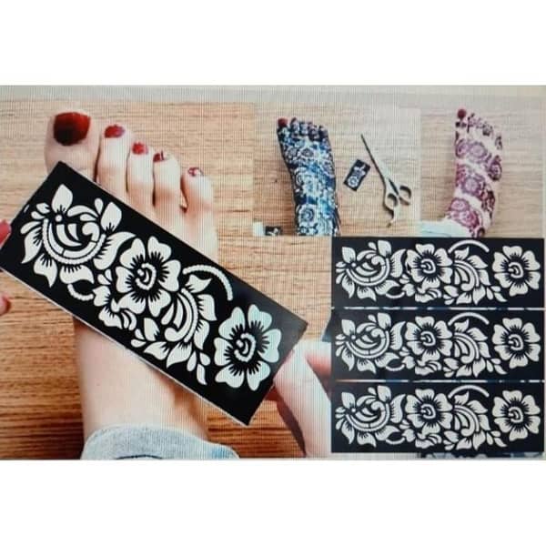 Mehndi Stencil Stickers for Girls – New Design