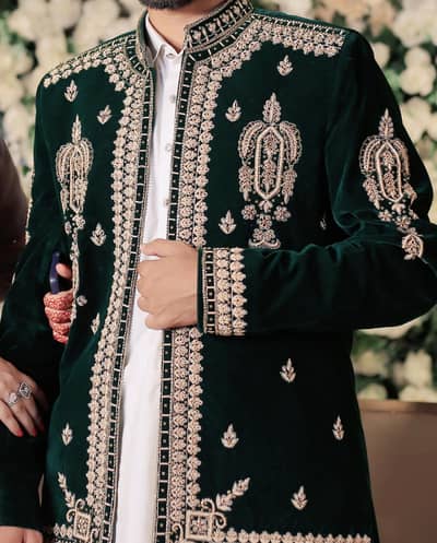 dark green colour coat