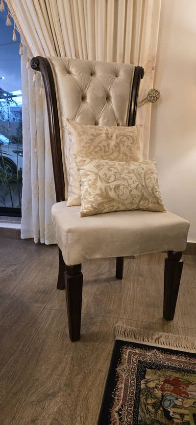 Solid wood dining chairs